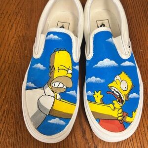 Vans off the wall Homer and Bart SIMPSON edition size 6
